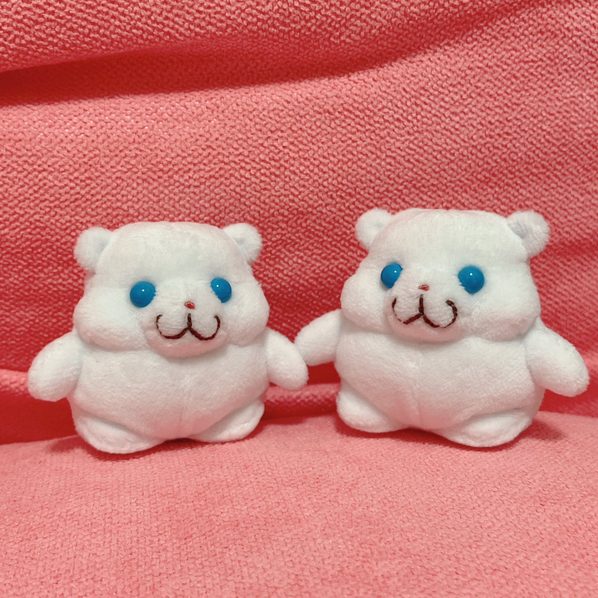 313 ☆はむすたぁのぬいぐるみ（水色）② Amazon.co.jp: アミュファン(AMUFUN) ころはむコロンSTアイス
