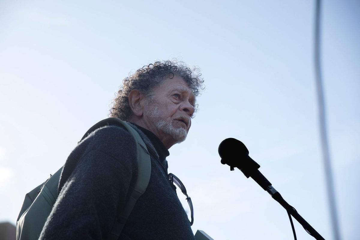 “When you hurt the forests, you hurt us. Without a healthy country, we don’t have a healthy community. I don’t think that’s just us blackfellas, that’s everybody' — Jim Everett, elder pakana plangermairreenner, at the snap rally for nature and climate today. #politas