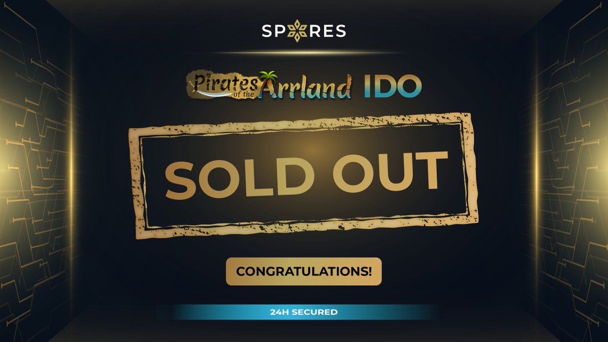 🎆 @ArrlandNFT 𝗜𝗗𝗢 𝗦𝗢𝗟𝗗 𝗢𝗨𝗧 𝗢𝗡 𝗦𝗣𝗢𝗥𝗘𝗦 𝗟𝗔𝗨𝗡𝗖𝗛𝗣𝗔𝗗!! 🎆 Attention Spores' fellows! Arrland IDO was completely SOLD OUT on Spores Launchpad in the Triple Round ✔️ 🎖Spores raise: $150,000 🎖Network: Polygon 🎖IDO price: $0.004 🎖Expected listing date: