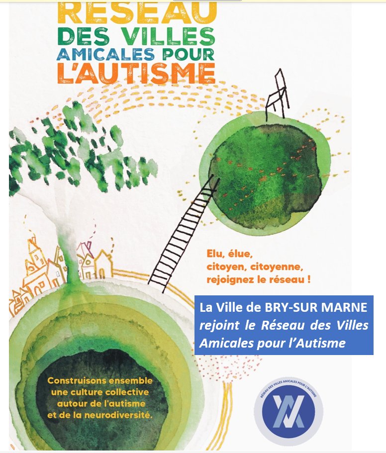 Bry-sur-Marne(94)devient la 1er ville (Région d'Ile-de-France) à rejoindre le Réseau des Villes Amicales pour l'Autisme(Rvaa).Vote unanime Conseil municipal (13Mai24).Merci à Mr le Maire et aux élus. <a href="/AutismEurope/">Autism-Europe</a> <a href="/Autisme_France/">Autisme France</a> <a href="/autismeenidf/">Autisme en Ile-de-France</a> <a href="/ARS_IDF/">ARS Île-de-France</a> <a href="/CNSA_actu/">CNSA</a> <a href="/valdemarne_94/">Val-de-Marne</a>