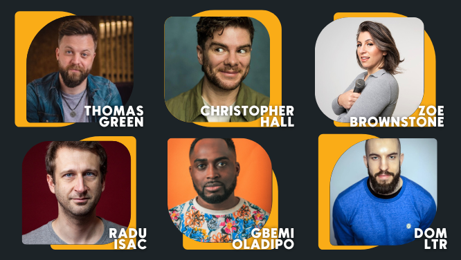 Fresh jokes from the best in standup comedy tonight at Big Belly! 🥳 @iamthomasgreen @ChrisHall @zoebrownstone @raduisac @GbemiOladipo @domltr AND MORE! Grab a FREE SHOT with every ticket! 🔥
