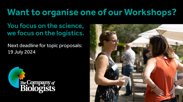 Do you have an idea for a #BiologistsWorkshops for our 2026 programme? We're now accepting proposals. Submit yours by 19 July 2024. biologists.com/workshops/prop…