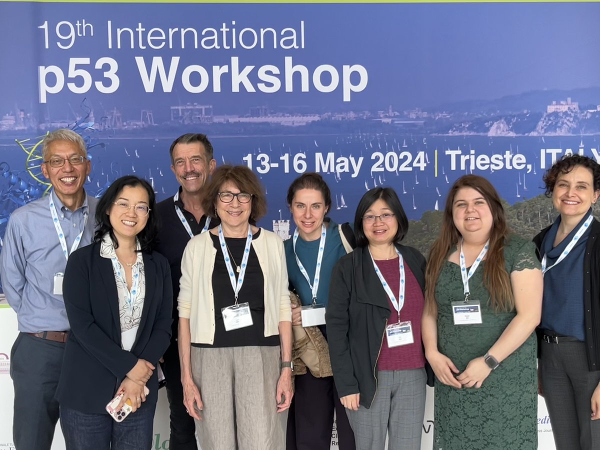 I'm happy to reconnect with my p53 family at the #p53workshop in Trieste! @ICGEB @columbiacancer