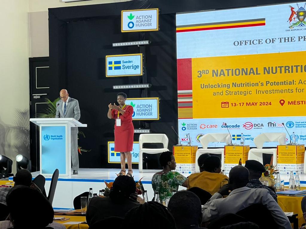 Dr Munir Safieldin, Chairperson for NDPG, While giving a statement on the Nutrition development Partners Group at the #NationalNutritionForum2024 He alluded the work done by the NDPG , speaking at the 3rd NNF. @UNDPUganda @ACFinUganda @UNICEFUganda @Amref_Uganda @WHOUganda…