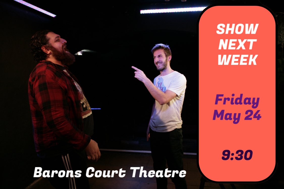 Before you know it, it’ll be next Friday and you’ll be happy we posted this so you have plans 🙏 Pay what you want #comedy #theatre