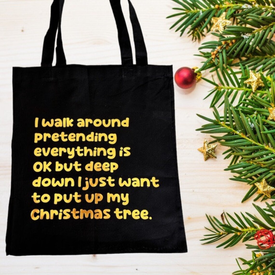 Anyone else feeling like this right now? 🤣

Get the bag here 👉  christmascountdown.etsy.com/listing/152816…