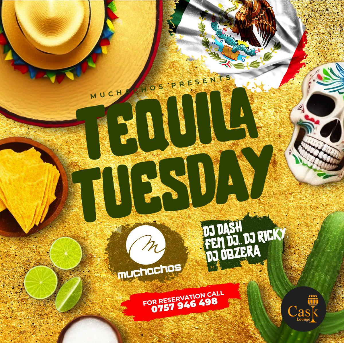 Mayday, Mayday! Behold the second day of the week is upon us! The #TequilaTuesday nights are here. Tonight, we drink. Tonight, we celebrate!