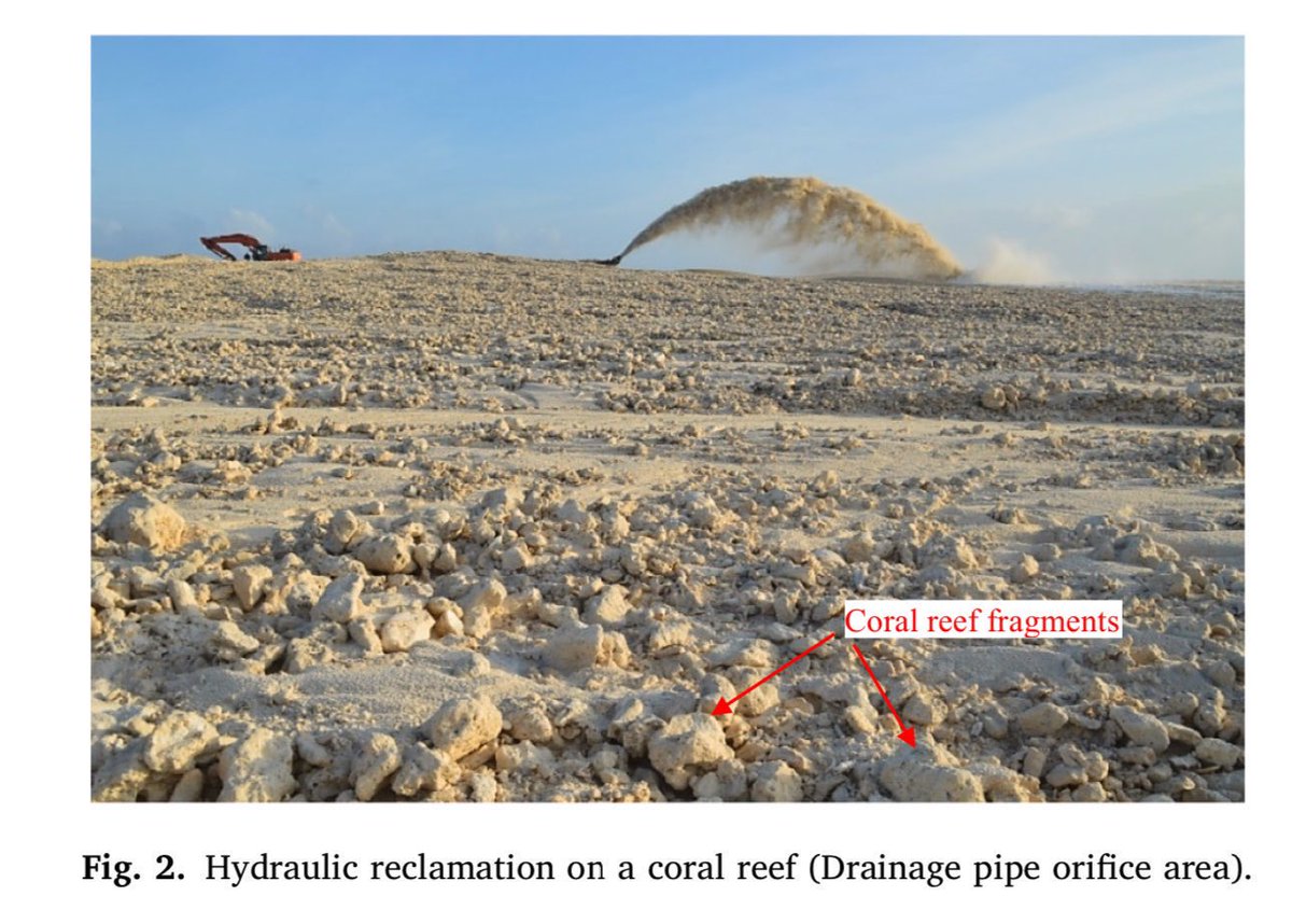 Although the Chinese government denies engaging in illegal activities such as coral destruction and island-building, it is noteworthy that Chinese scholars have published an academic journal discussing the potential use of calcareous soil, which is a crushable material derived