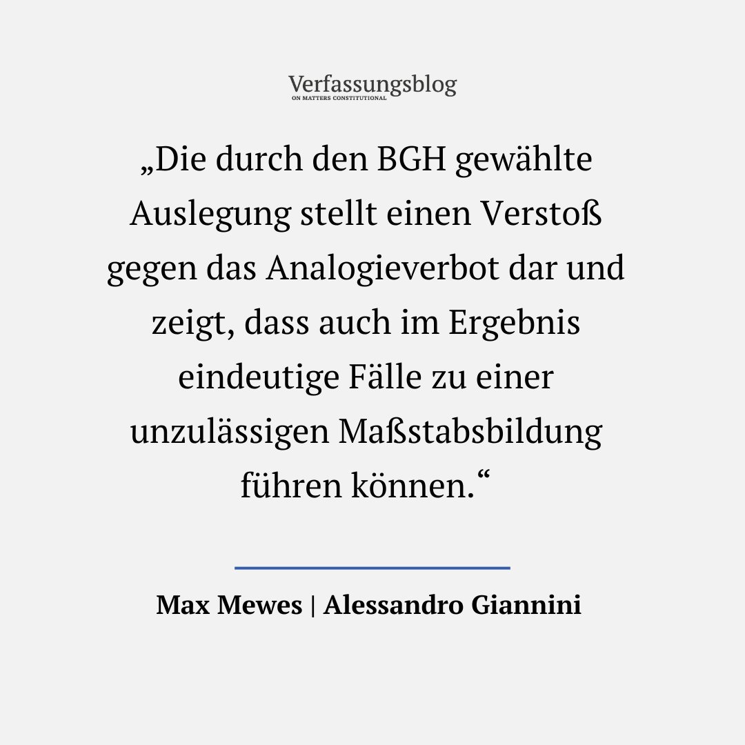 Was ist eine 'nicht geringe Menge', wenn es um den Besitz von Cannabis-Pflanzen geht? Jedenfalls nicht 7,5 g THC, wie der BGH meint. MAX MEWES (@maxmewes) und Alessandro Giannini (@AleGiannini82) kritisieren die jüngste Entscheidung des BGH: verfassungsblog.de/half-baked-dec…