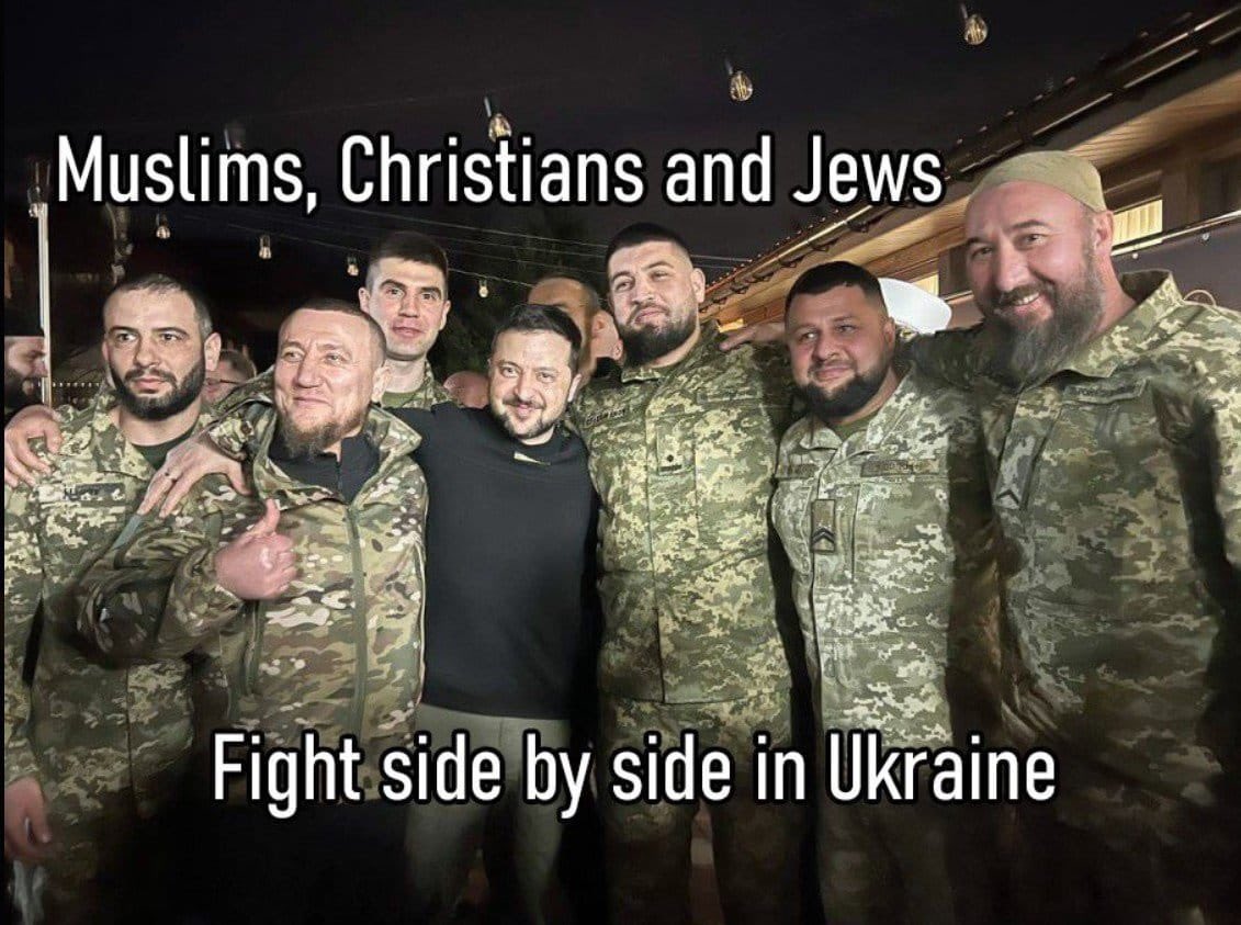 United for Peace ✌️: Muslims ☪️, Christians ✝️, and Jews ✡️ Stand Together in Support of Ukraine 🇺🇦