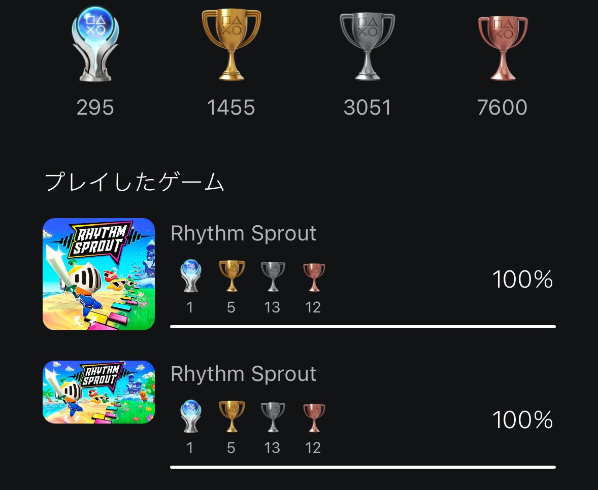 rt_sasaki's tweet photo. Rhythm Sproutコンプ
軽い気持ちで始めたら最後らへんまあまあ難易度高くてビビったね https://t.co/HmhH2noAPO