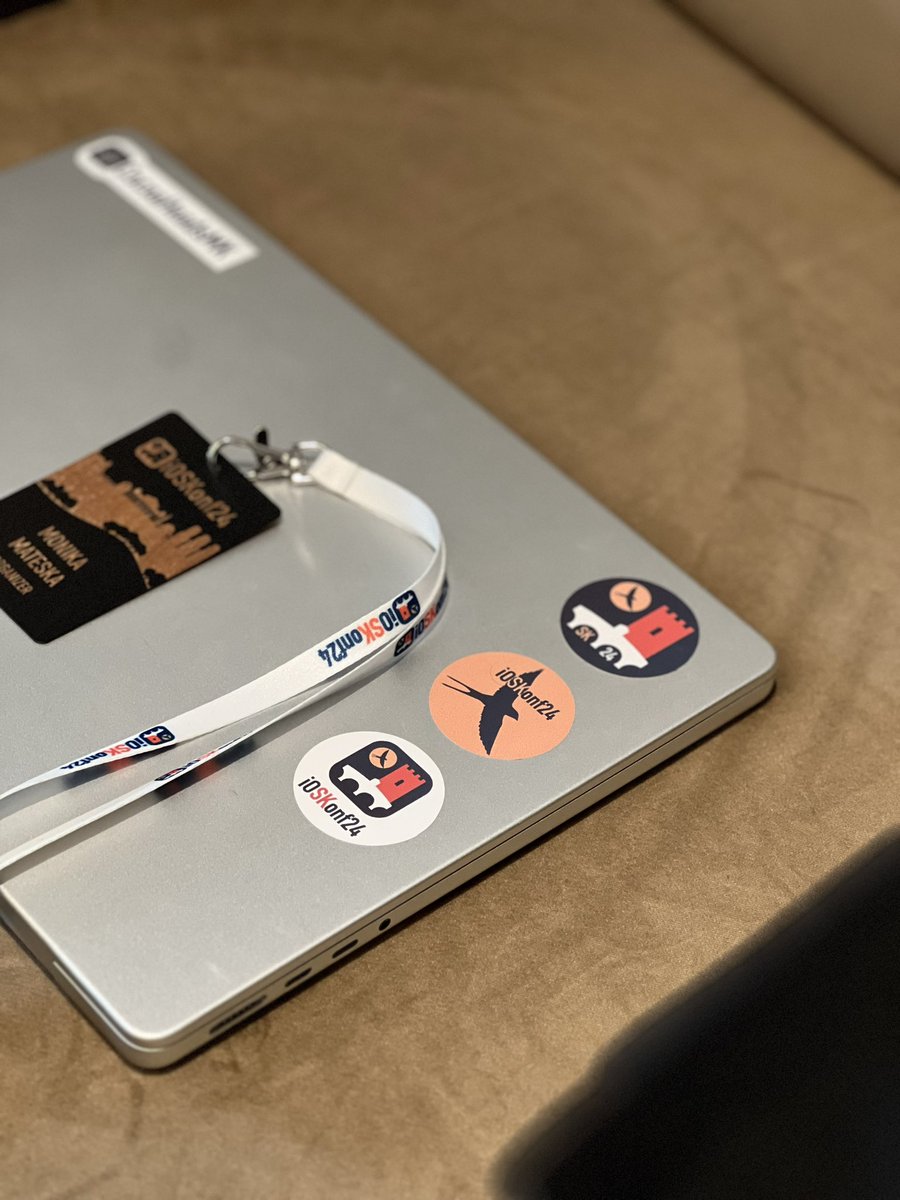 iOSKonf's tweet image. Don’t forget to grab some #iOSKonf sticker 😍