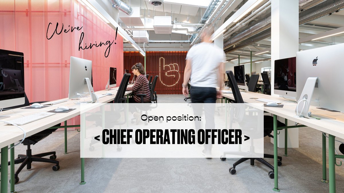 Hive Helsinki is seeking a highly motivated and hands-on COO. We’re a small and nimble team passionate about our mission to enable people from all walks of life to learn future-proof skills. Read more and please apply by 26.5.

hive.fi/en/article/ope…