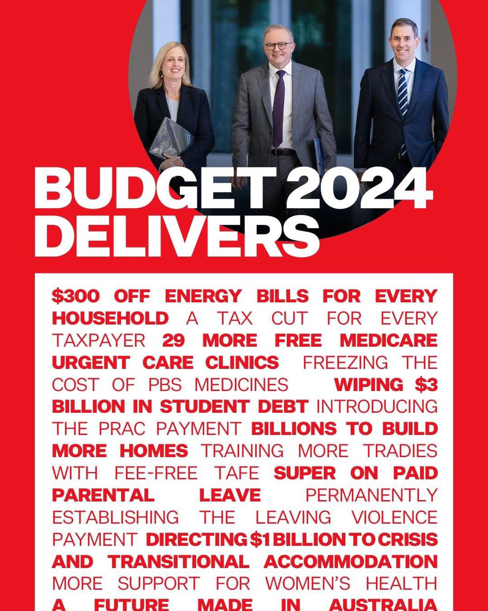 Here’s how our 2024 Budget helps every Australian with the cost of living and builds for a better future.
