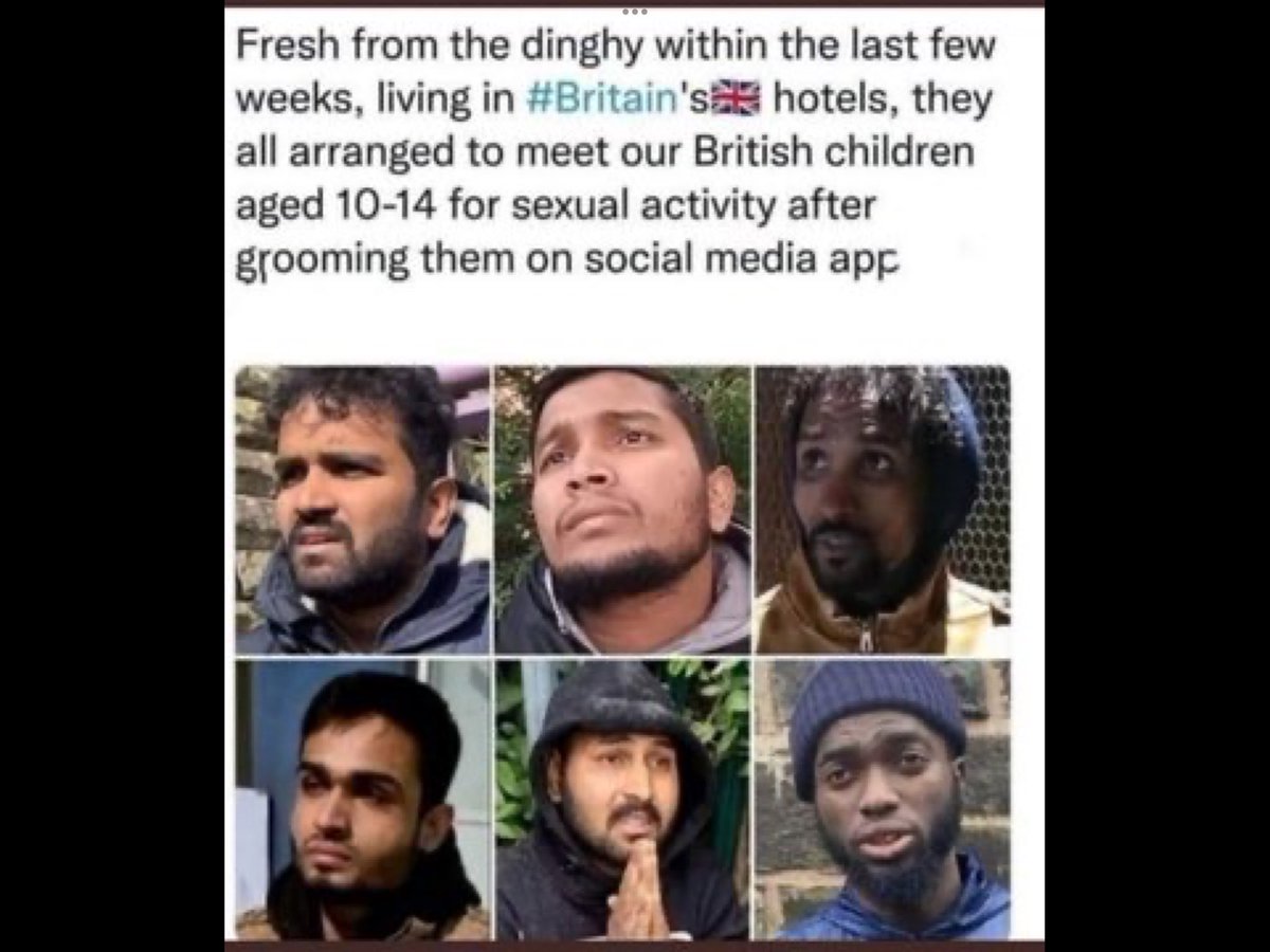 @SBarrettBar They don’t want to they are the wrong ethnicity who refuse to see the threat to the public and British children 😡😡😡