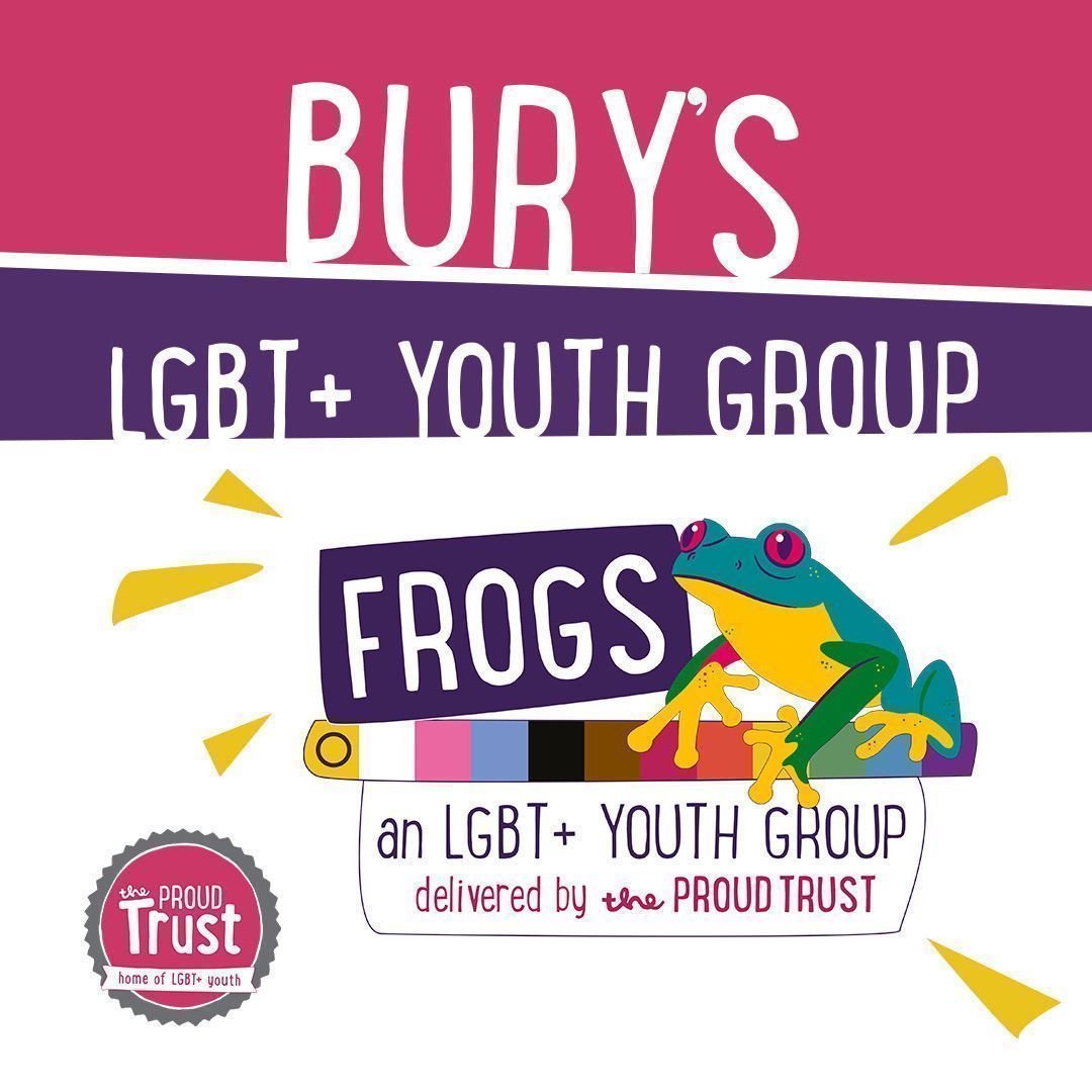 🏳️‍🌈🐸 Looking for a youth group in #Bury? FROGS is a supportive space to meet other local LGBT+ young people, explore a wide range of activities, and #beproud of who you are. Leap onto our website for more info: buff.ly/3voE9v1