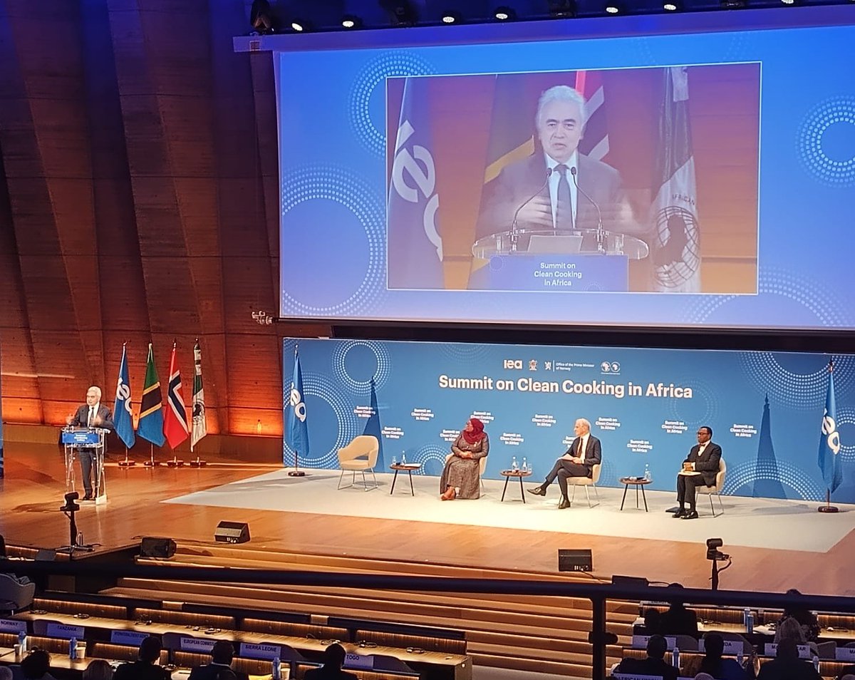 The @IEA Summit on #CleanCooking in #Africa marks a turning point for the continent! Time for cooperation and action in delivering and following commitments made today!