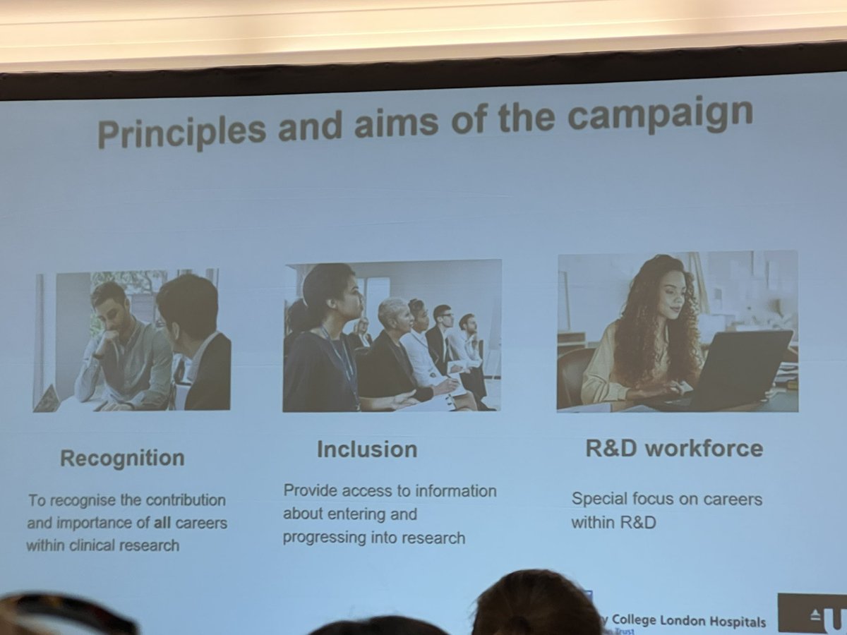 Great presentation around promoting research as a career option by being inclusive and creating diversity in the R&D workforce #rdf24 thank you 🙏🏻 for sharing your experiences @RDInUHP @UHP_NHS @DAllcorn @NIHRSW #nihrsrl