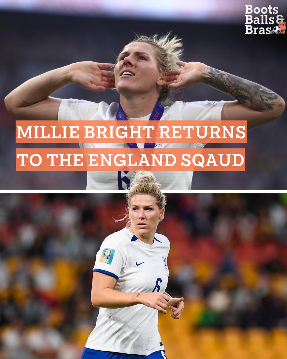 🚨🏴󠁧󠁢󠁥󠁮󠁧󠁿 Millie Bright has been selected for the England squad as they continue to strive for #WEURO2025 qualification! 📞 Aggie Beever-Jones also receives the call-up! 👏 Missy Bo Kearns, Jess Naz, Maya Le Tissier & Kayla Rendell are on standby.