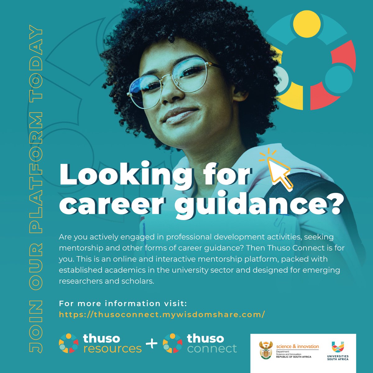 Have you heard about Thuso Connect? It is an online platform where South African Emerging Researchers and Scholars can access resources and info to help them grow and connect. Follow this link to their website for details: thusoresources.usaf.ac.za
