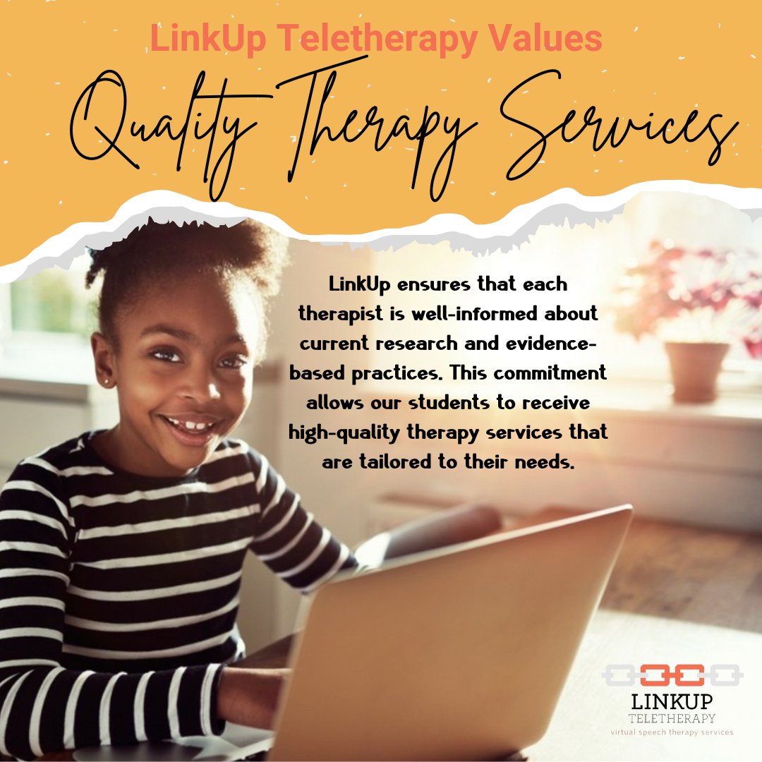 LinkUp Teletherapy: Providing High-Quality Therapy Services to Partnering School Districts!
When school districts consider teletherapy services, a top concern is ensuring that students receive quality therapy. At LinkUp Teletherapy, we address this concern head-on.