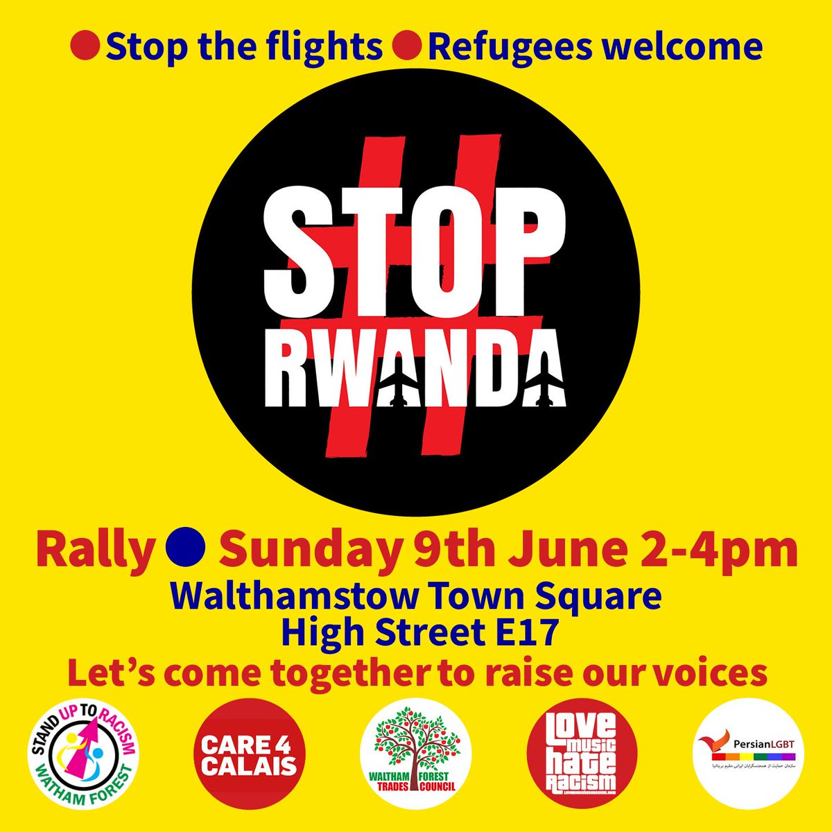 Let's come together to raise our voices 
#StopRwanda #RefugeesWelcome