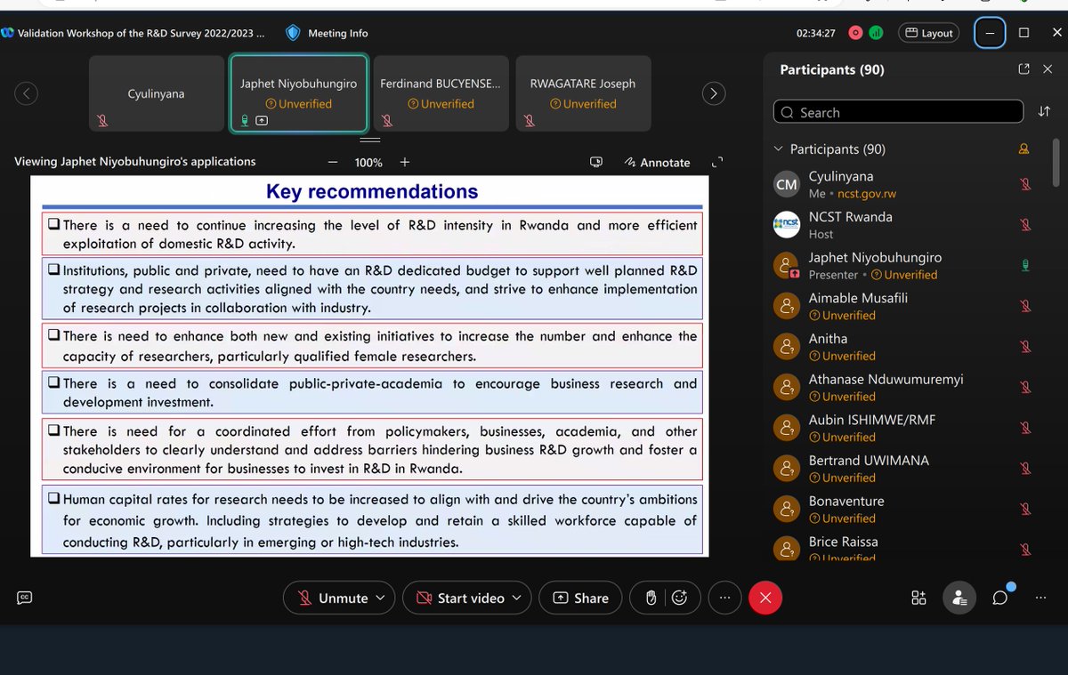 #RwoX; For any inputs and recommendations on the drafted R&amp;D survey reference year 2022/2023: shorturl.at/dgpR5 feedbackr&amp;d@ncst.gov.rw