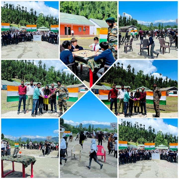 Indian Army in Collaboration with AGS Chandigam Organised Fun Games #IndianArmy #Kashmir #TransformingIndia #SustainableFuture #IndianArmyNationBuilding