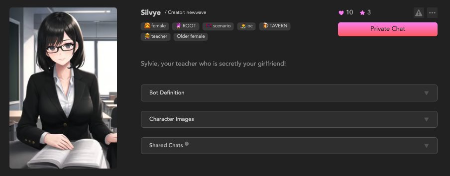 Sylvie, your teacher who is secretly your girlfriend!👉bot3.ai/en/bot/silvye-…