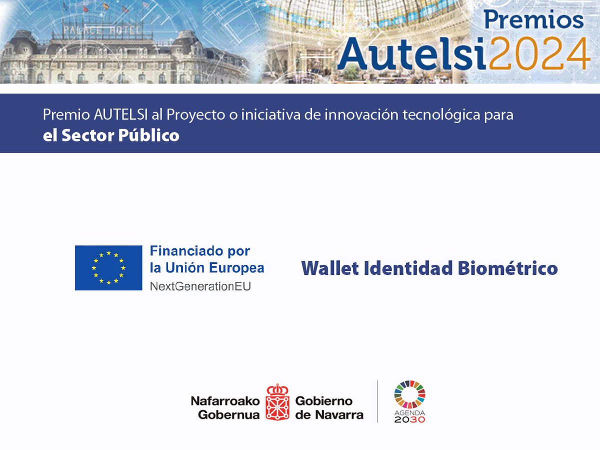 🎖ENTREGA DE PREMIO al Proyecto o iniciativa tecnológica en el Sector Público 📷Ganador: Wallet Identidad Biométrico 📷@@gob_na ¡Enhorabuena! #Premiosautelsi2024