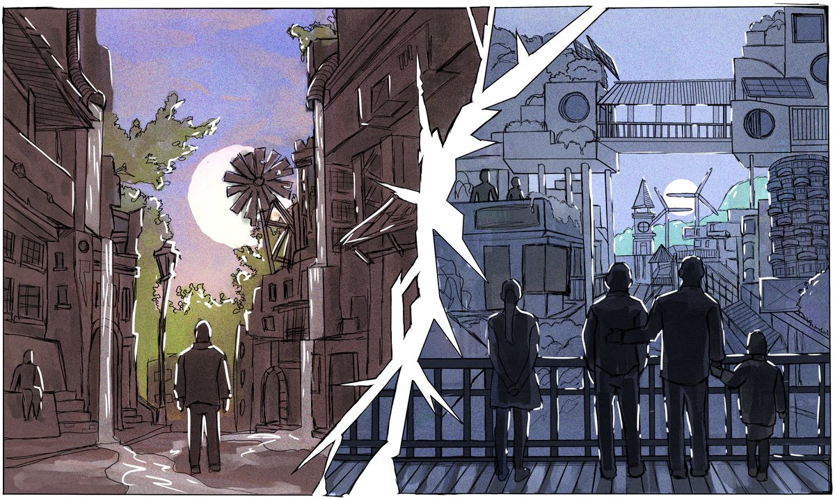 Our thesis project looks at future scenarios in the 2050s where ideas of utopia and dystopia clash. Our proposal seeks to mitigate issues such as gentrification and climate change to prevent a dystopian future from happening.
<a href="/cosmin_dobrea/">Cosmin</a> <a href="/chizhang01/">Chi</a>
#complexurban #futurecities