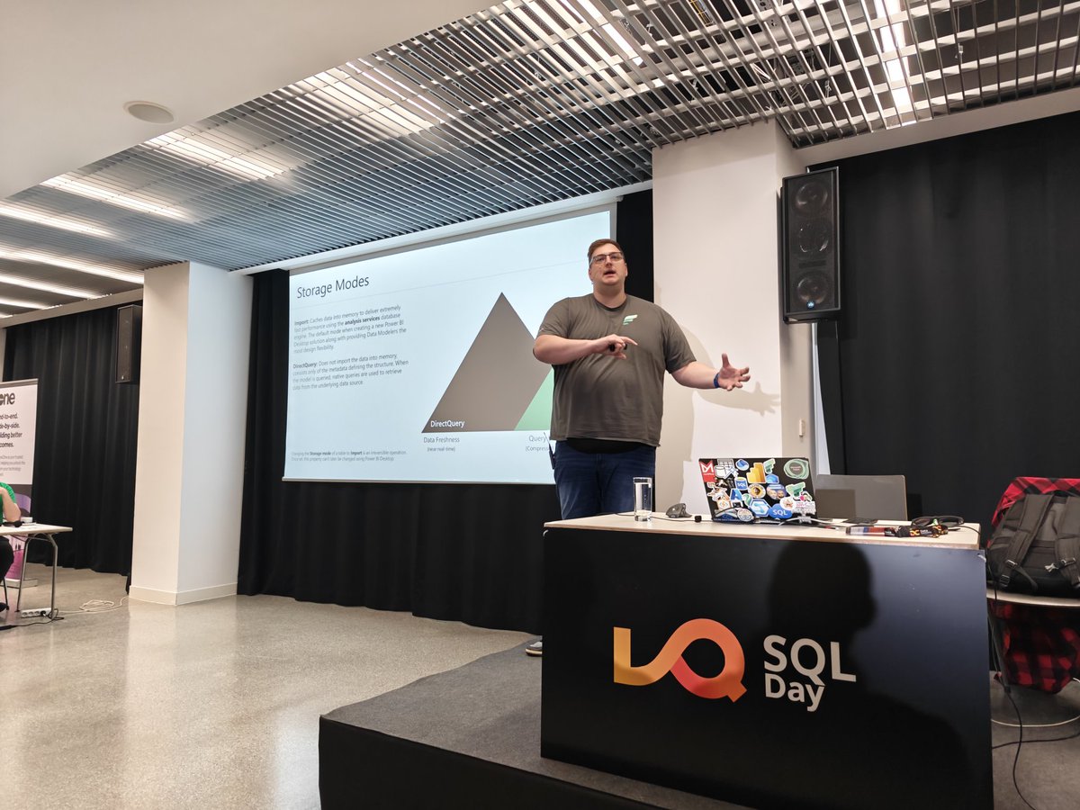 ErwindeKreuk's tweet image. Fullhouse for @BenniDeJagere @sqlday talking about DirectLake mode.