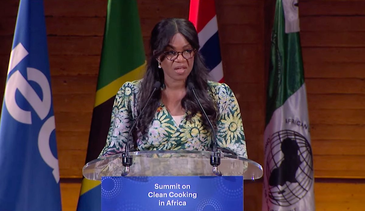 At the Summit on Clean Cooking in Africa, I announced that @SEforALLorg in collaboration with @WFP and the @UKaid-funded @UKMECS, we have designed a large-scale institutional e-cooking initiative in schools to kick-start in #Tanzania, under the patronage of H.E @SuluhuSamia.