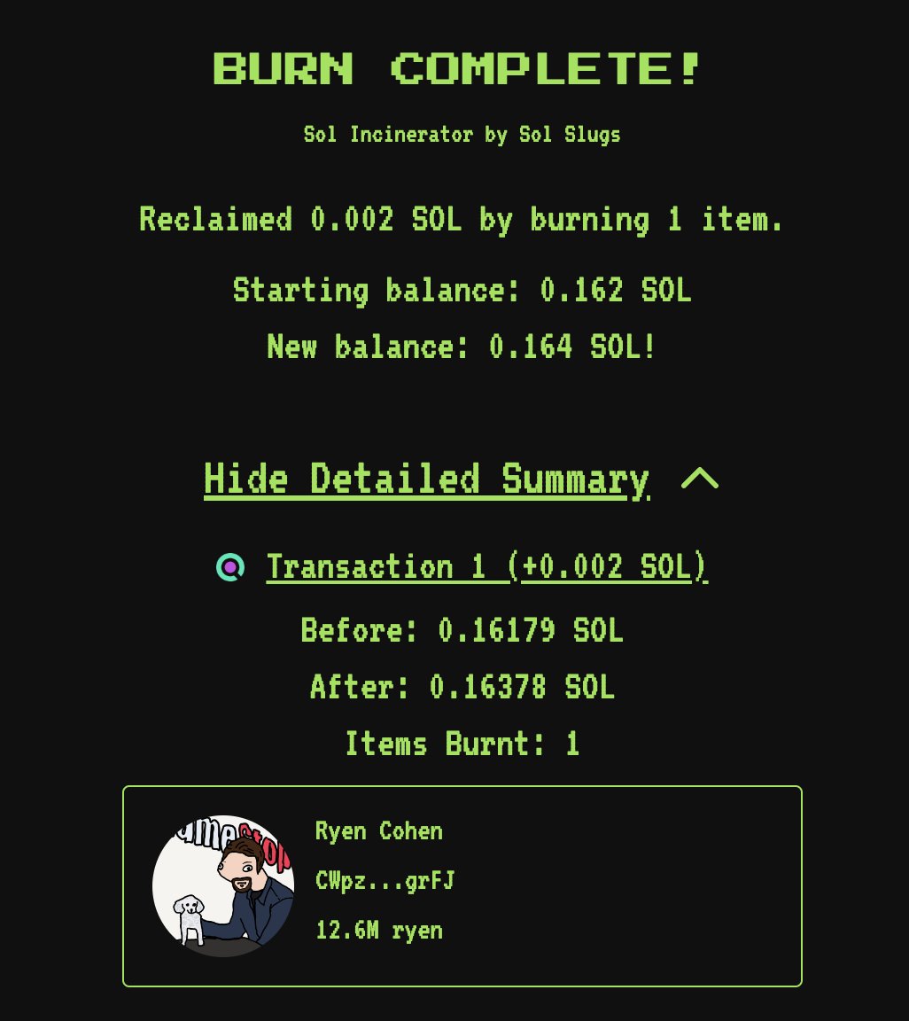 ryencohensol's tweet photo. 100% of DEV wallet burned!!!

https://t.co/y0jvJgFoP3

WE LIKE THE STOCK! #GME 

POWER TO THE PEOPLE

https://t.co/6cWwkXzHA7

$SOL https://t.co/rlJbMdd1Qm