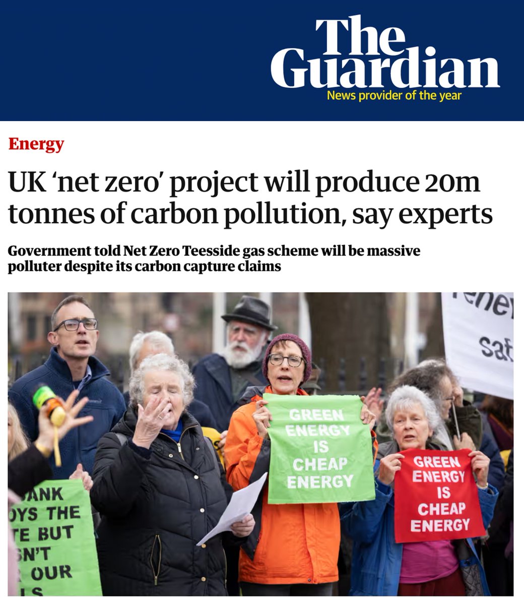 This is beyond greenwash - it’s green gaslighting. I’m supporting legal action against the government for consenting this fake net zero project. Overlook the fact that their numbers are based on carbon capture (an unproven technology) and 98% of emissions captured (a heroic