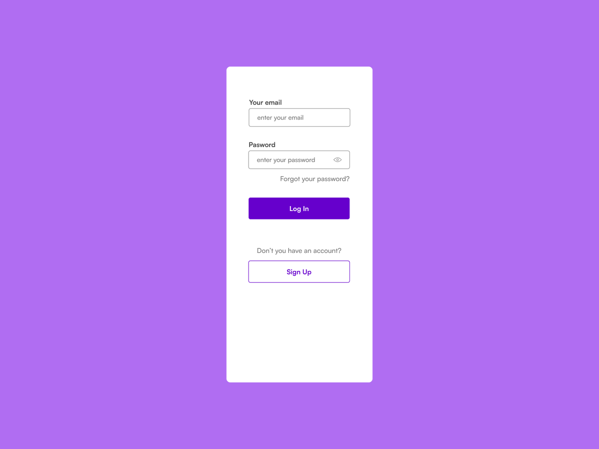 Just completed the 3rd challenge of #dailyUIchallenge! 🎉 Designed a login screen specifically for #iPhone13 screen size. 😊 Proud to have created my own eye icon using an icon grid. 💡📱 #uidesign