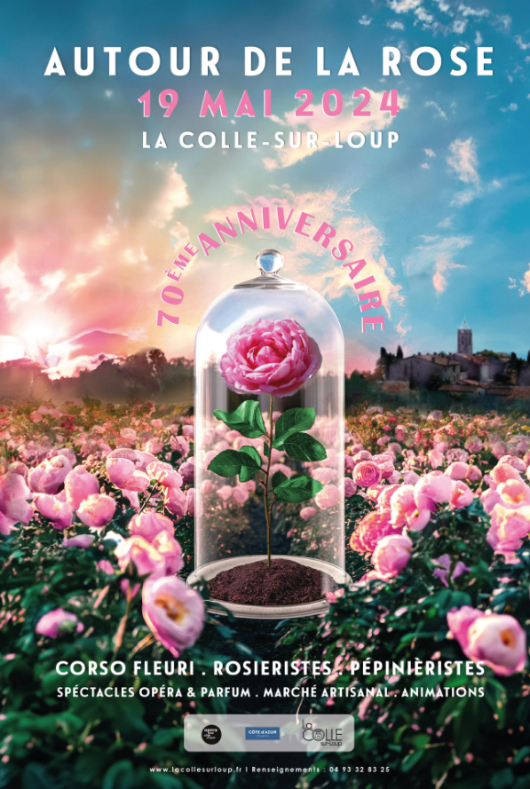 Ce dimanche, #LaColleSurLoup ravive la magie des champs de roses avec 'Autour de la Rose'🌹
De Brigitte Bardot à nos jours, le village célèbre son héritage parfumé avec déambulations, expositions et concerts, le tout dans un cadre enchanteur🌹✨ #CotedAzurFrance @AlpesMaritimes