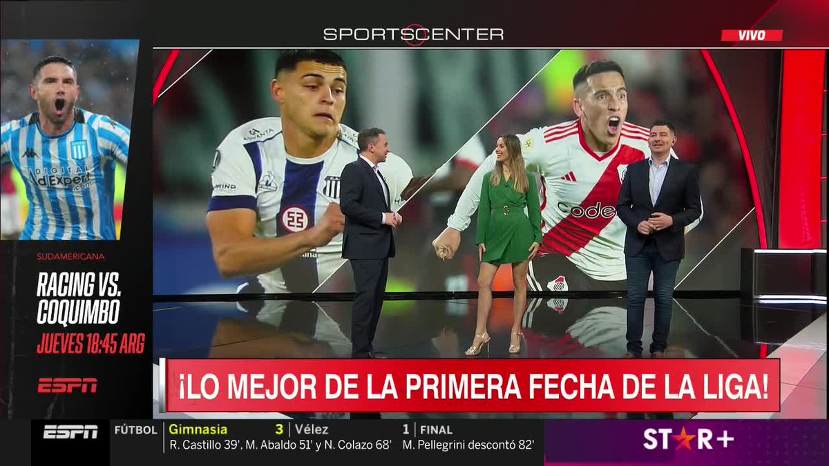 SportsCenter (@sc_espn) on Twitter photo ¡Sí, sí, ellos están! <a href="/chubonelli/">Chechu Bonelli</a>, Pablo Ferreira y <a href="/agustincaviglia/">Agustin Caviglia</a> te acompañan en una nueva mañana de #SportsCenter.
📺 #ESPNenStarPlus ¡Sí, sí, ellos están! <a href="/chubonelli/">Chechu Bonelli</a>, Pablo Ferreira y <a href="/agustincaviglia/">Agustin Caviglia</a> te acompañan en una nueva mañana de #SportsCenter.
📺 #ESPNenStarPlus