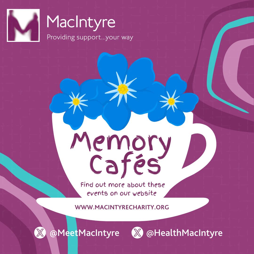 macintyrecharity.org/events/memory-… please share far and wide @MiltonKeynes_MK @mkfm this wonderful local resource to support communities in connecting with each other #DementiaActionWeek2024 #dementia #LearningDisability @NicolaP321 @MeetMacIntyre 💜