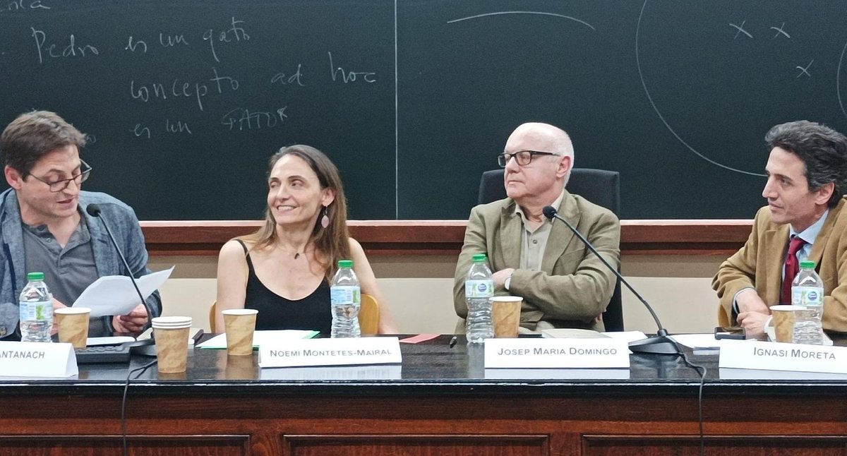 #Notícia | Amics i companys homenatgen la trajectòria acadèmica del professor de literatura catalana Josep Maria Domingo, abans de la seva jubilació

📚En el marc d'«Abastant estrelles. El procés de creació del Cant de Gentil, de Jacint Verdaguer»

👉ub.edu/portal/web/fil…