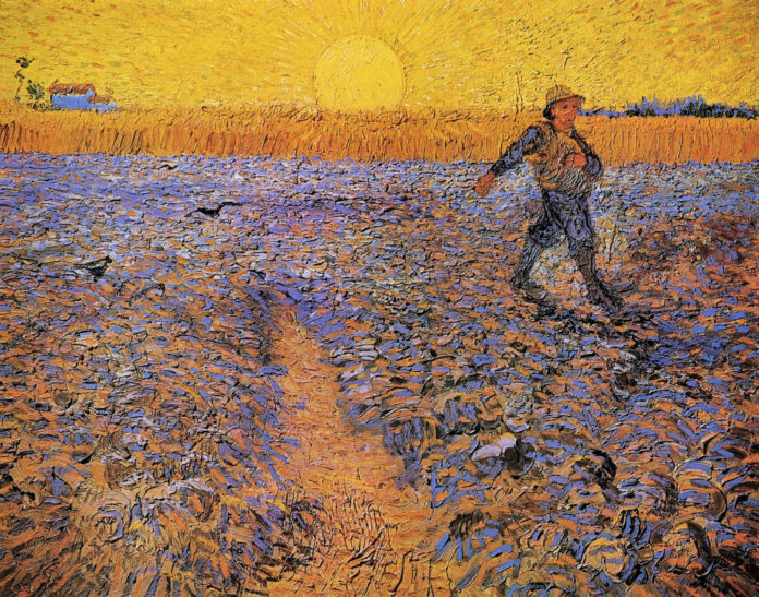 'Sogno di dipingere e poi dipingo il mio sogno. (Vincent Van Gogh)' #DilloConUnDipinto #VentagliDiParole @672Cilia @DavLucia @CarmelaCusmai