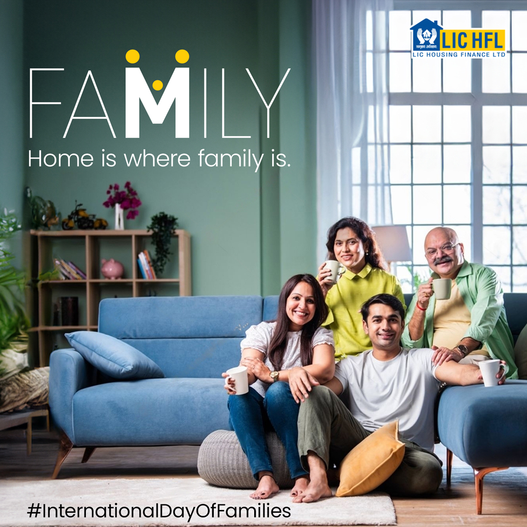 A home is built with love, not just bricks and cement, and the most important ingredient is family.​

Let's always make an effort to show care and appreciation for our loved ones.​

#LICHFL #HousingFinance #Homeloans #Family #InternationalDayofFamilies