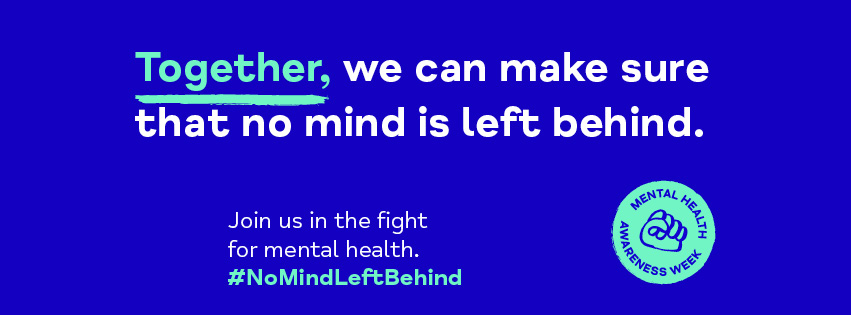 This week is #MentalHealthAwarenessWeek! 💚 @MindCharity have launched the #NoMindLeftBehind campaign especially for this week, to raise awareness & funds for projects that support those with Mental Health concerns. 👉🏼 Find out more here... cornwallmind.org/mental-health-… #KeepItCHAOS