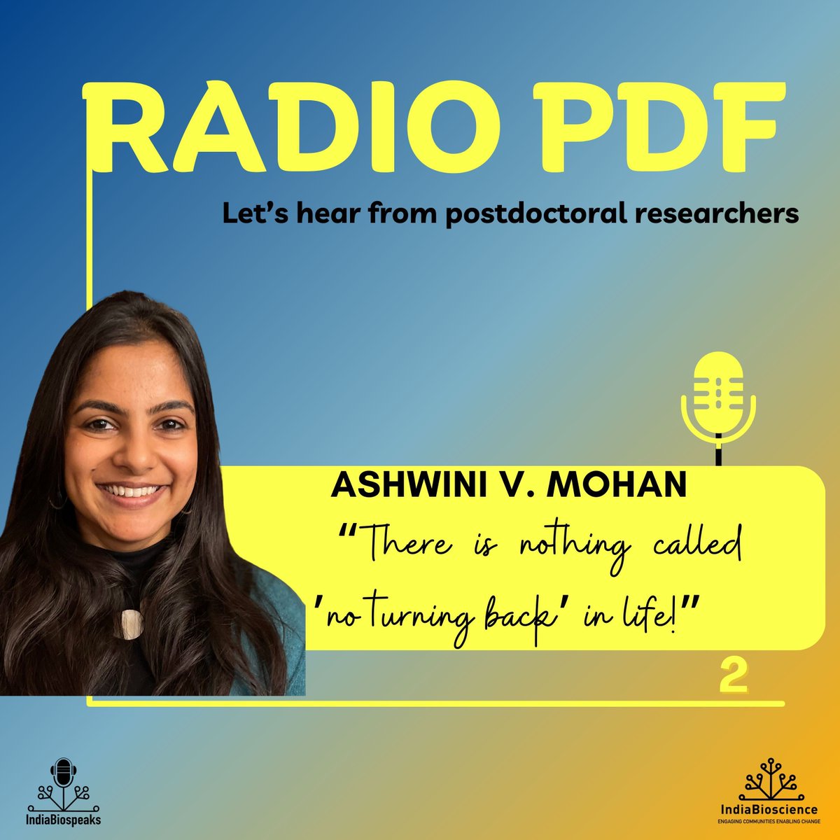 The second episode of our much-loved #podcast series - RADIO PDF (a brand new season) is now live! 🤩 Join our conversation with @crazy_chipkali, a post-doctoral fellow @UniNeuchatel 😄 Podcast team: @Arushi_Batra28 and @AgastyaSingh Listen 👉 buff.ly/3wJablT