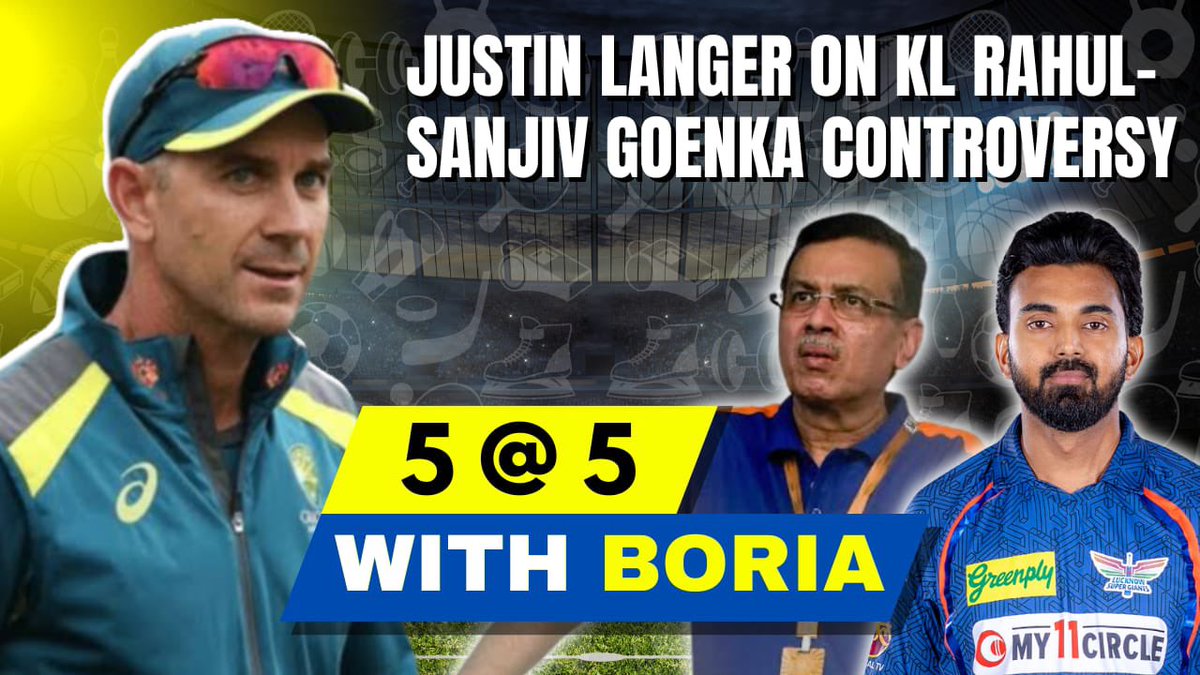Justin Langer tells me he was there. He heard the conversation. So what was said? How has it impacted KL and the team? 5@5 today JL on the Sanjiv Goenka KL Rahul issue. Full interview 6pm. Join me. youtube.com/live/lfHYftdsI… @RevSportz @CricSubhayan @rohitjuglan @debasissen…