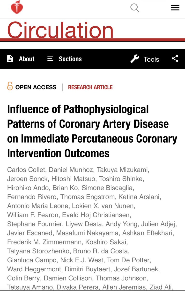 🔥PPG Global has just been published in @CircAHA PPG is a new metric that complements FFR informing about the benefit of PCI in patients with coronary artery disease ahajournals.org/doi/10.1161/CI… @PCRonline @CoreAalst @TCTMD @wfearonmd @ziadalinyc @JEscaned @jcspratt