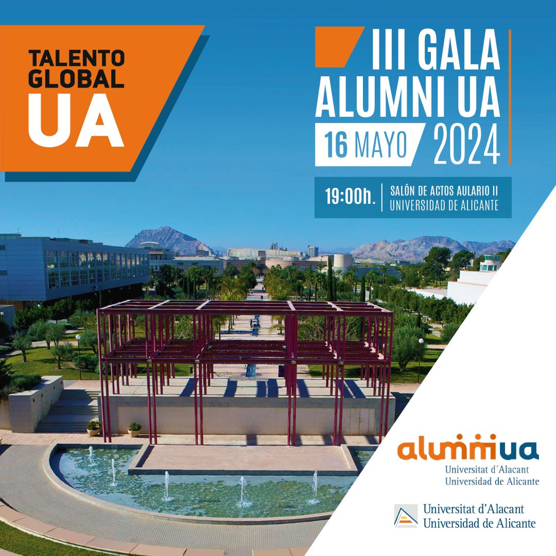 Este jueves, nuestros @_Alumni_UA vuelven al campus 😉👏👏 La III Gala Alumni UA reconoce el talento de los egresados de la UA. Toda la info en s.ua.es/es/MxvA