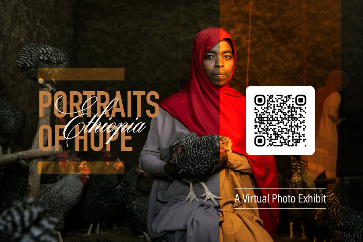 📢 Virtual Photo Exhibit 📢 A staggering 21 million people are in need of humanitarian assistance in Ethiopia. Each of them has dreams, aspirations and hopes that are worth telling. Meet some of them by scanning the QR code or by clicking here ethiopia-portraitsofhope.tiiny.site