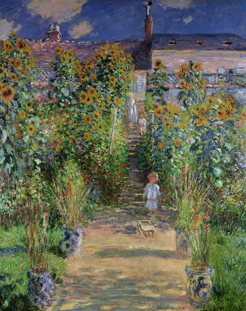 Claude Monet 
The Artist's Garden at Vetheuil (1989)