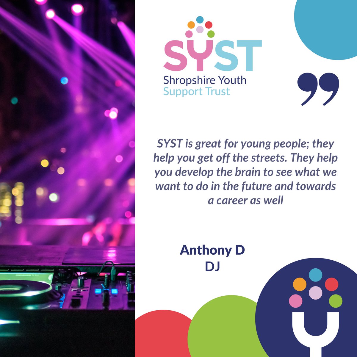 Our team at Shropshire Youth Support Trust (SYST) support young people in Shropshire 16-30 years of age who aren’t in employment, education or training.

hello@systbusiness.co.uk
01952 299214

#shropshire #telfordandwrekin #youthsupport #youthengagement